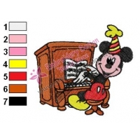 Mickey Mouse Cartoon Embroidery 71